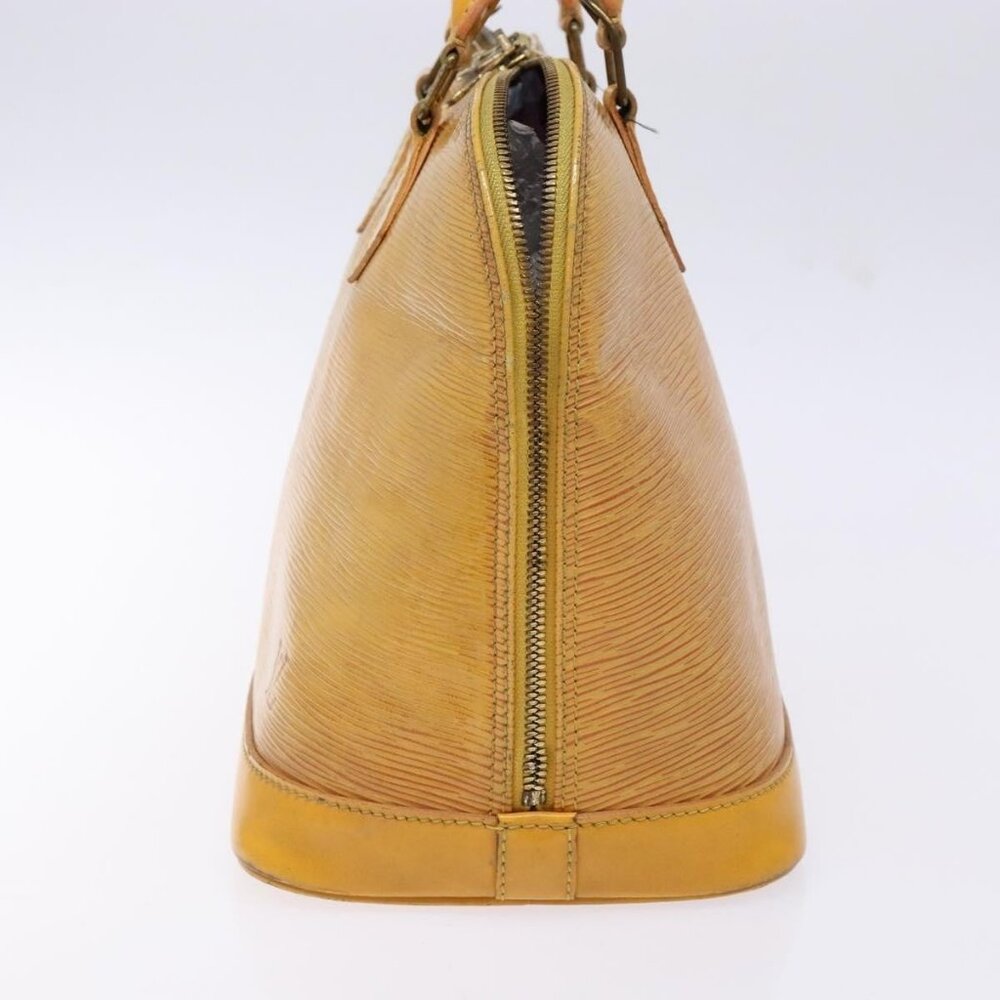 LOUIS VUITTON Epi Alma Hand Bag Yellow M52149 LV Auth BA5218 - Picture 5 of 16
